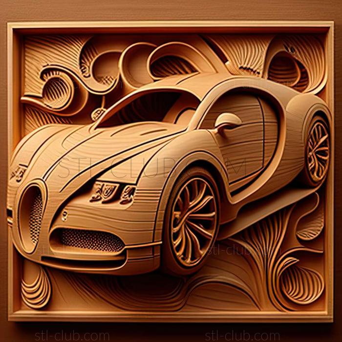 3D модель Bugatti Veyron (STL)